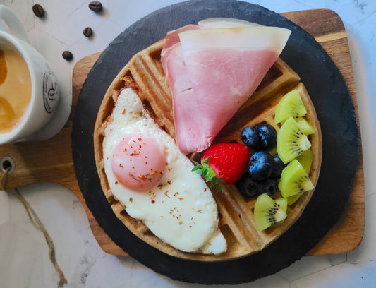 Desayuno sin prisas - Gofres de Avena y Plátano