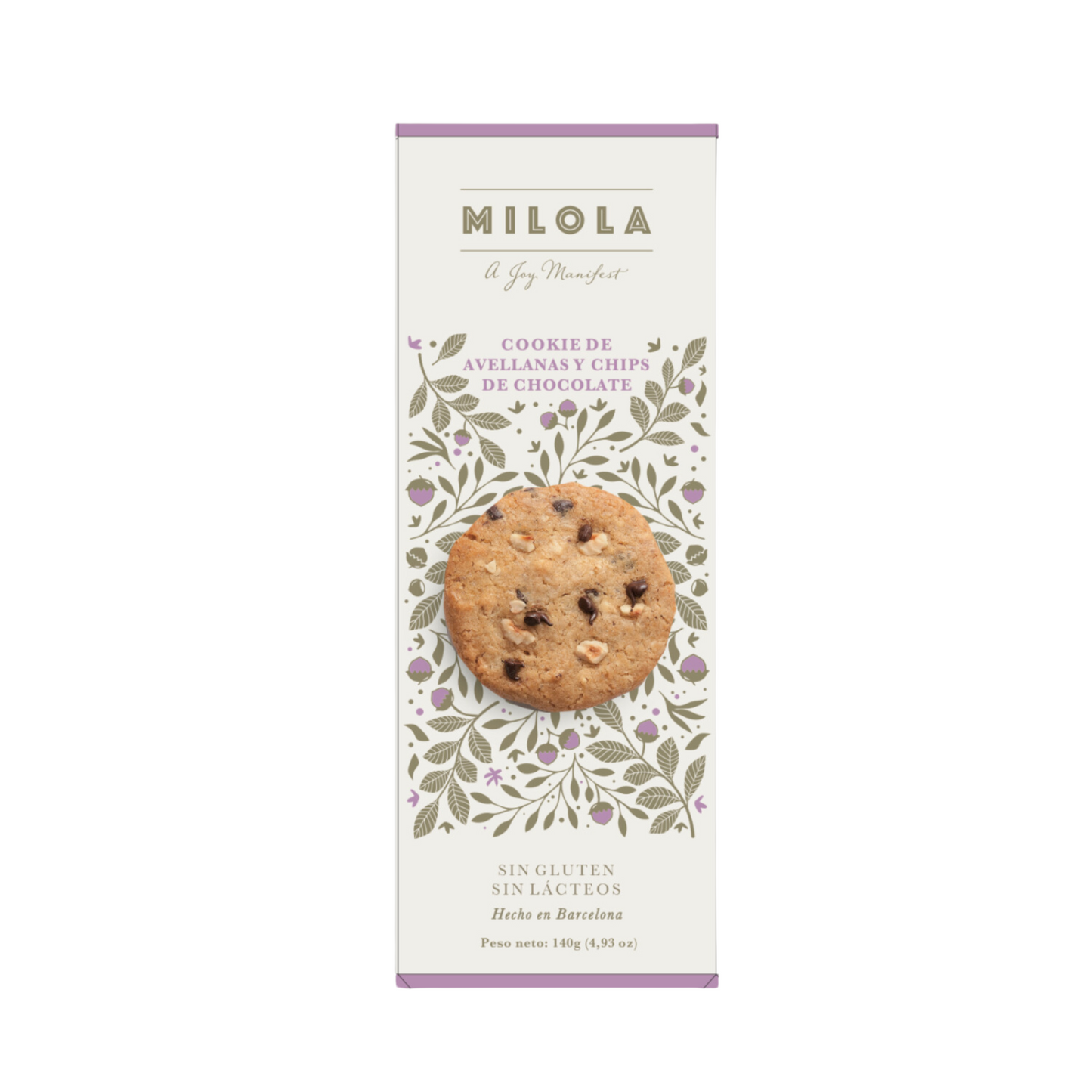 Biscoitos de AVELÃ E CHOCOLATE - 140g