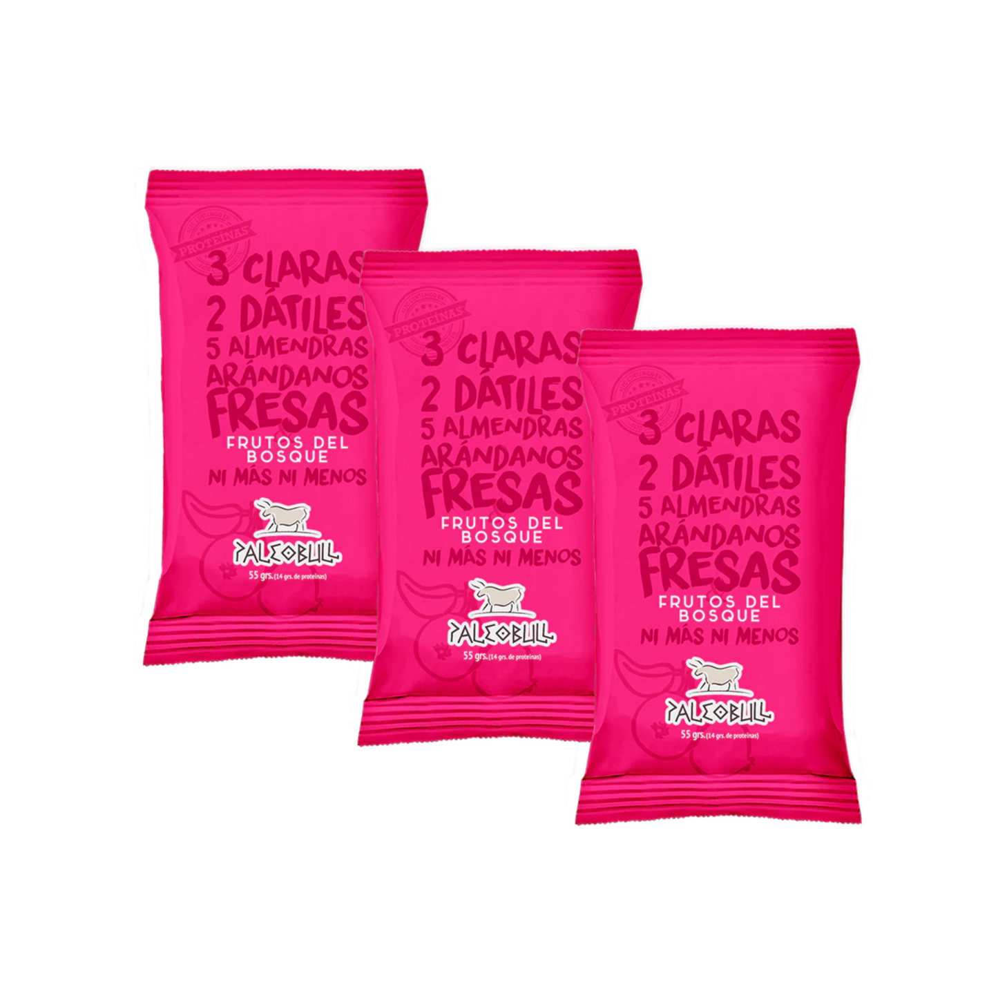 Pacote de 3 Barras de Tâmaras - FRUTOS DA FLORESTA - 3 x 55g