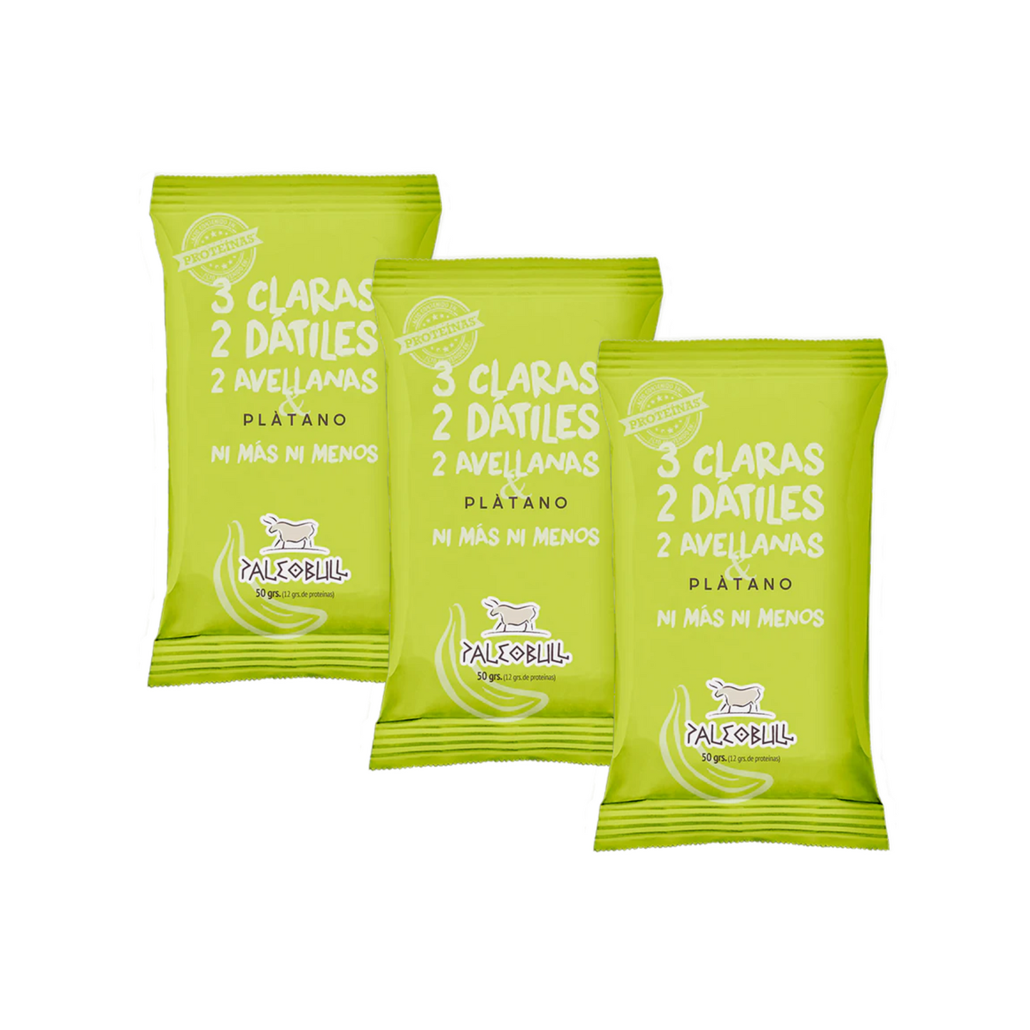 Pacote de 3 Barras de Tâmaras - BANANA - 3 x 50g