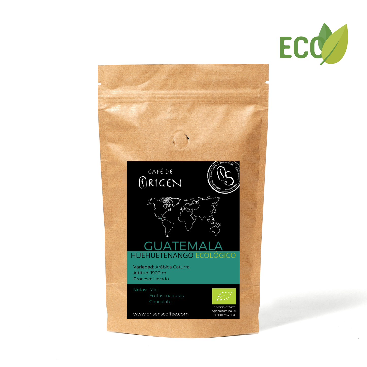 Cafè Ecològic d'Origen GUATEMALA Huehuetenango
