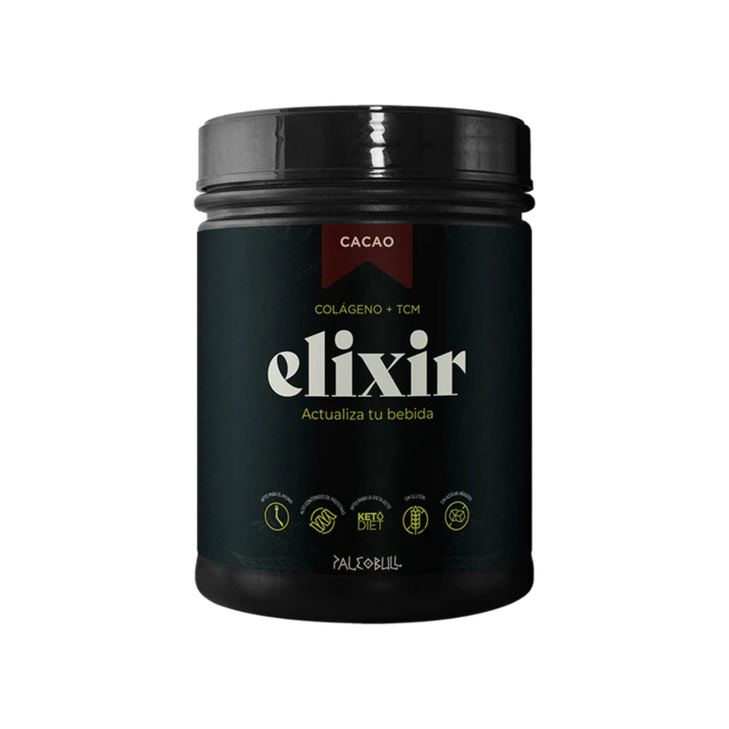 ELIXIR CACAO - Colágeno + Aceite TCM - 450g