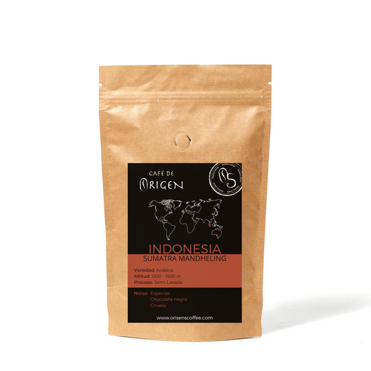 Cafè d'Origen INDONÈSIA Sumatra Mandheling - 250g
