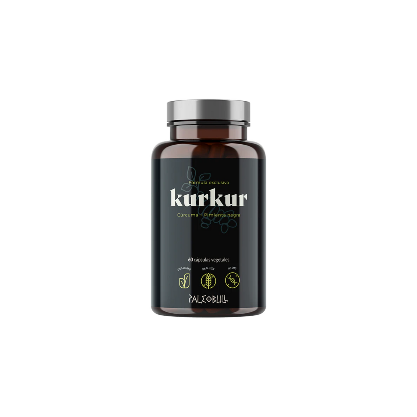 KURKUR - Cúrcuma + Pimienta Negra - 60 cápsulas