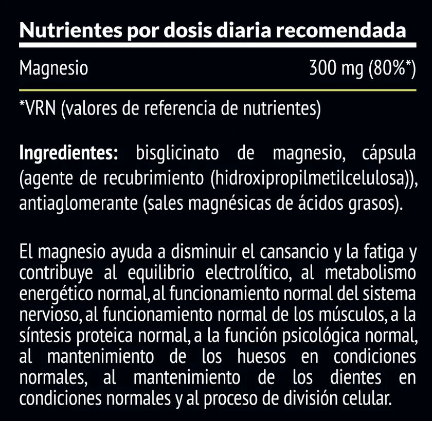 BI-MG - Bisglicinato de Magnésio - 60 cápsulas