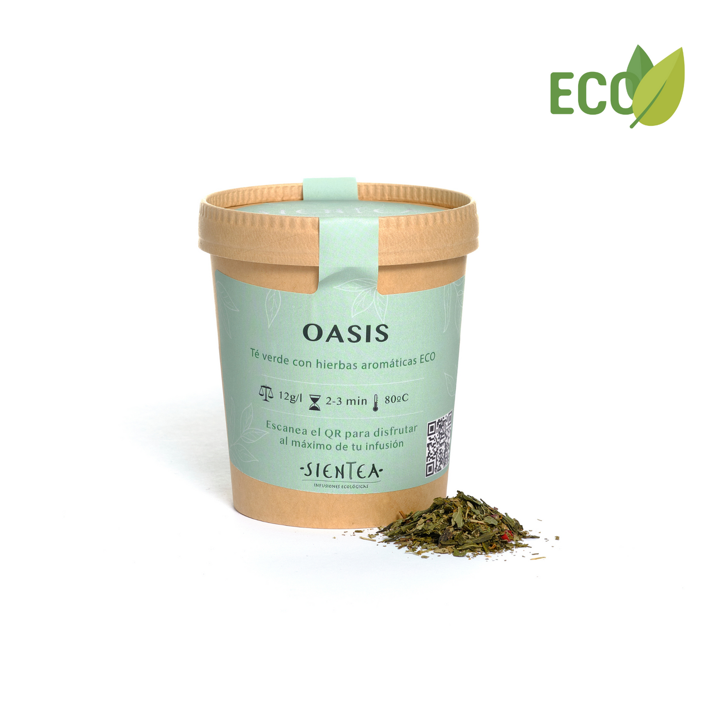 OASIS - Chá Verde com Ervas Aromáticas ECO - 50g