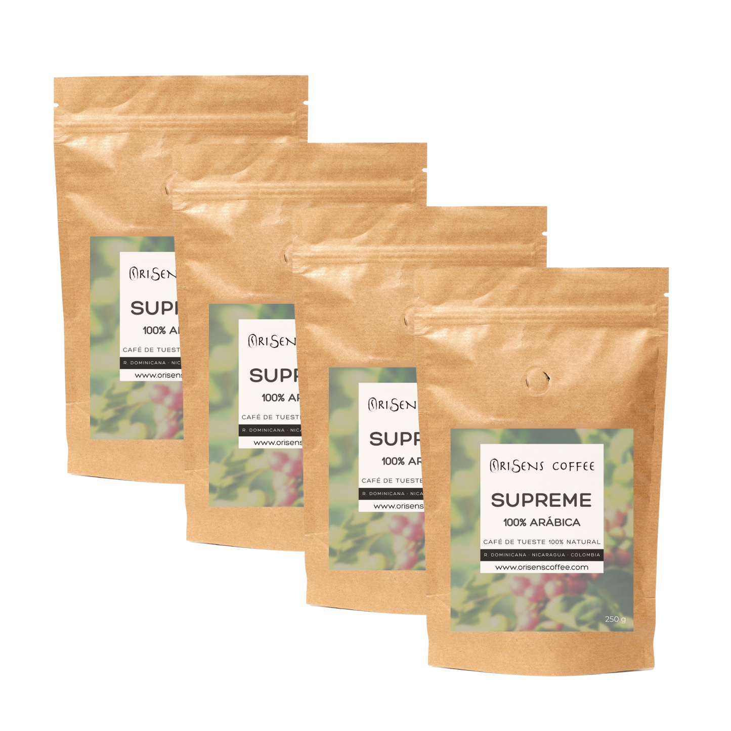 Pack 1 Kg Cafè SUPREME - 4 x 250g