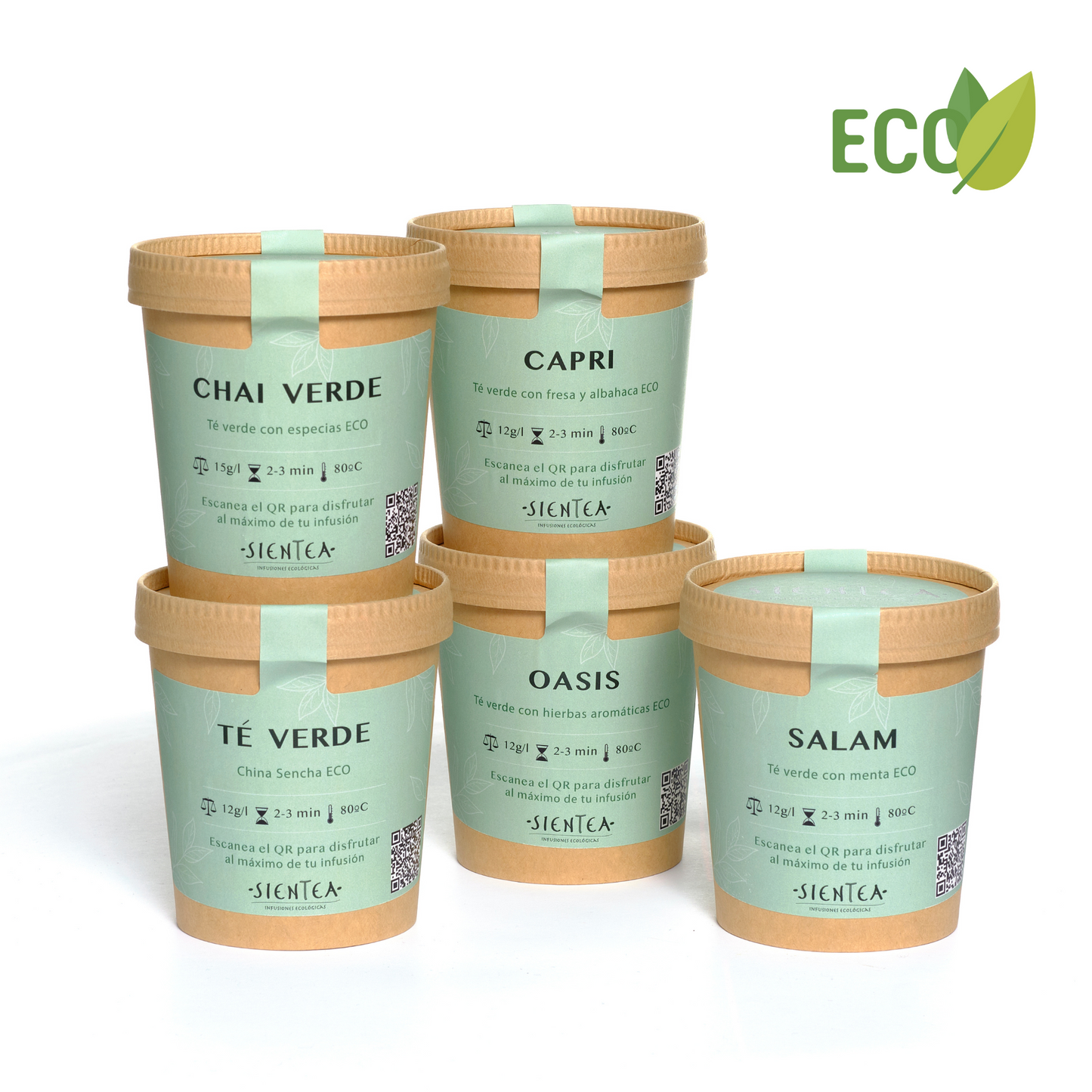 Pack Te Verd ECO Sientea