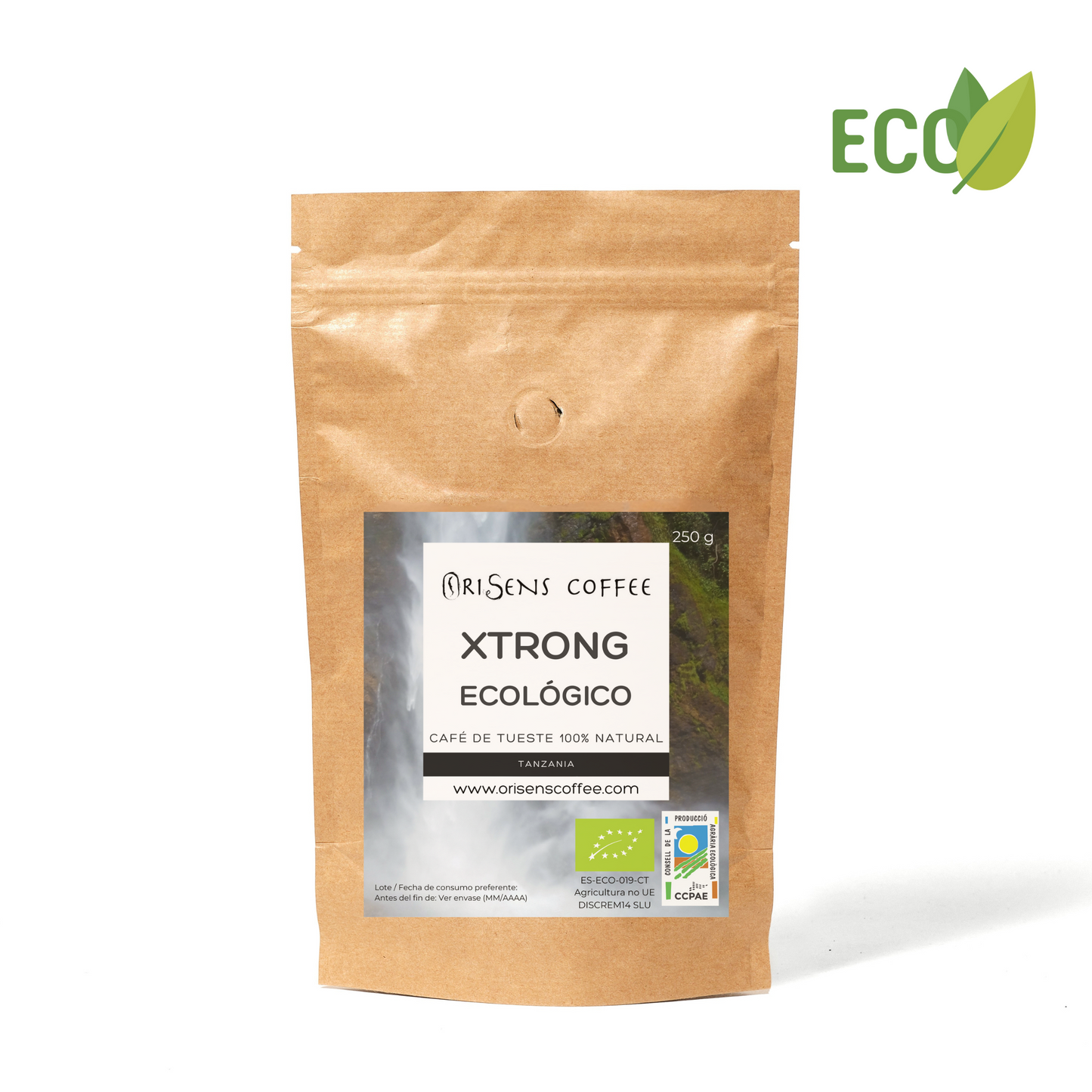 Café Ecológico XTRONG de Origen TANZANIA