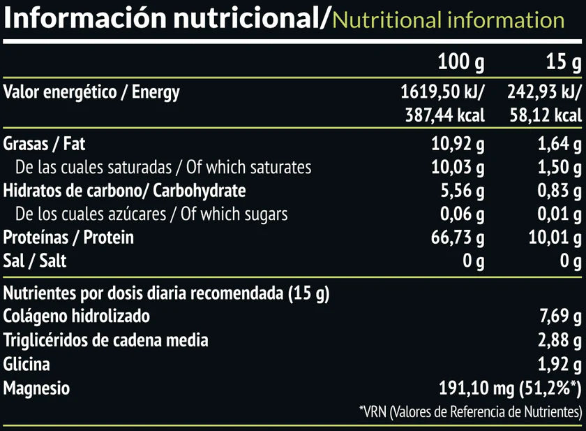 ELIXIR CACAO - Colágeno + Aceite TCM - 450g