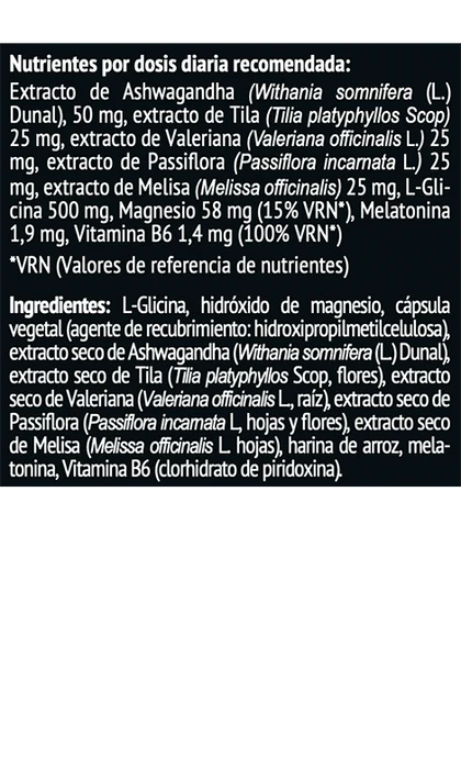 ONIROS - Fórmula Sueño - 60 cápsulas