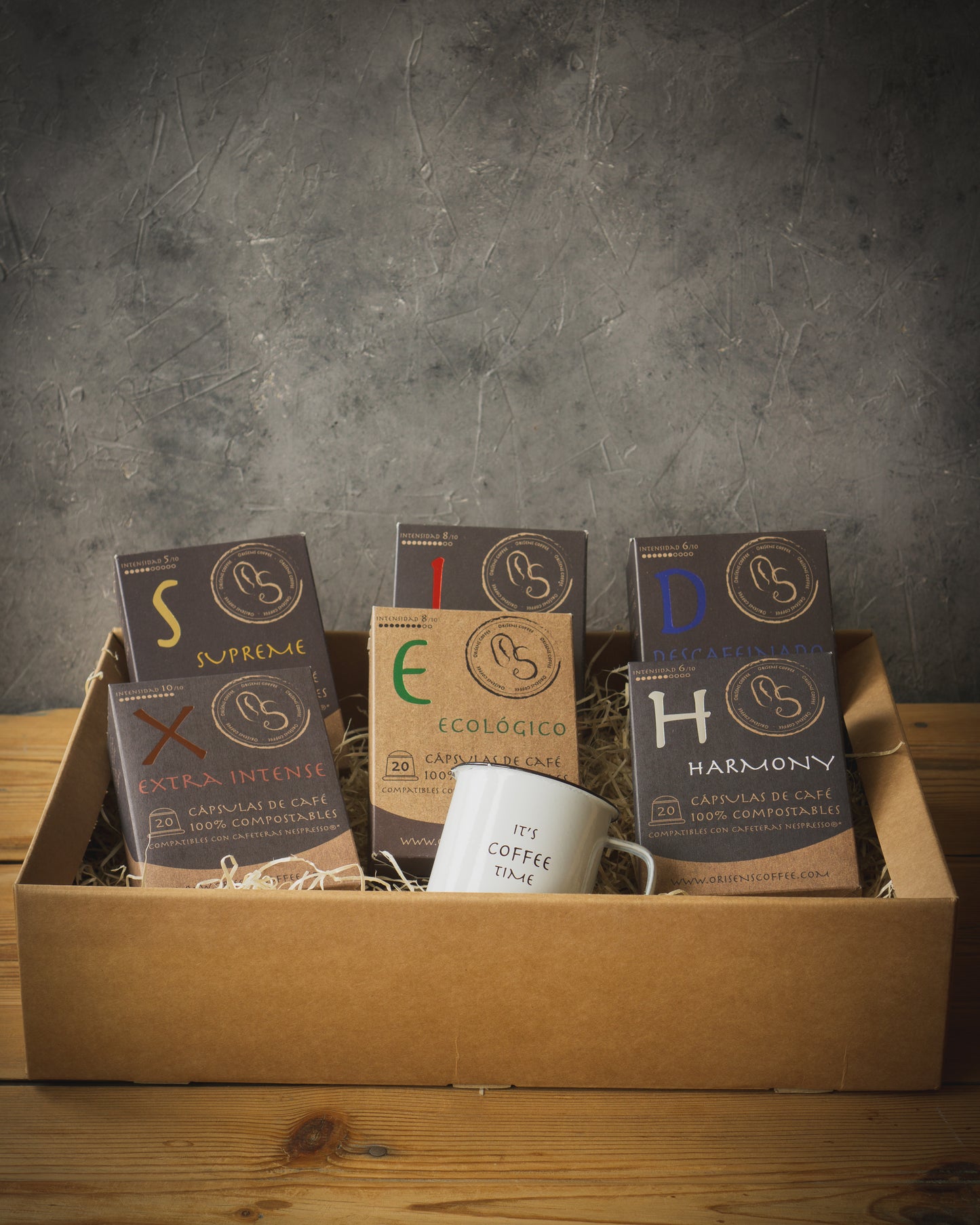 Pack Regal - Càpsules de Cafè Orisens + Tassa