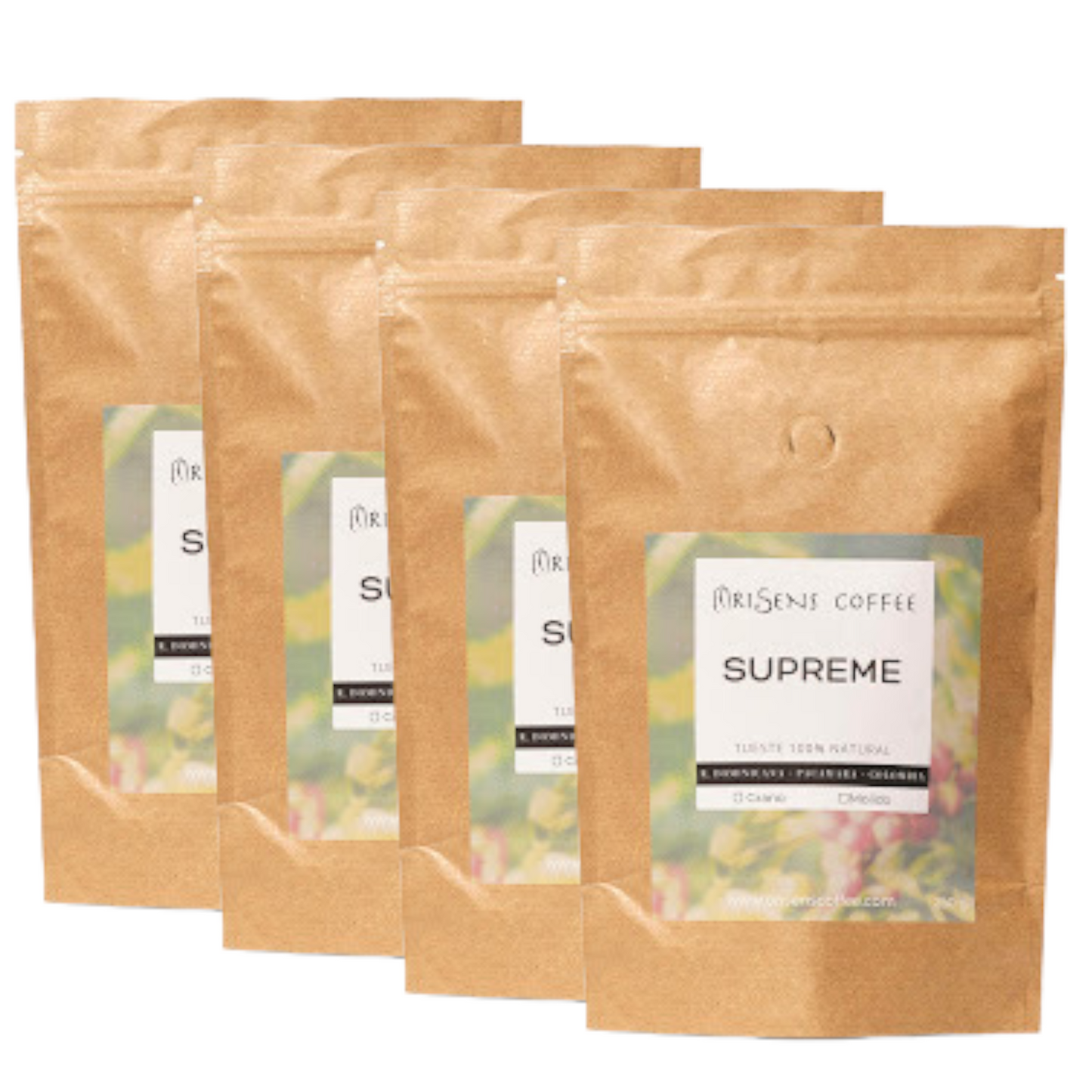 Pack 1 Kg Cafè SUPREME Orisens Coffee - 4 x 250g