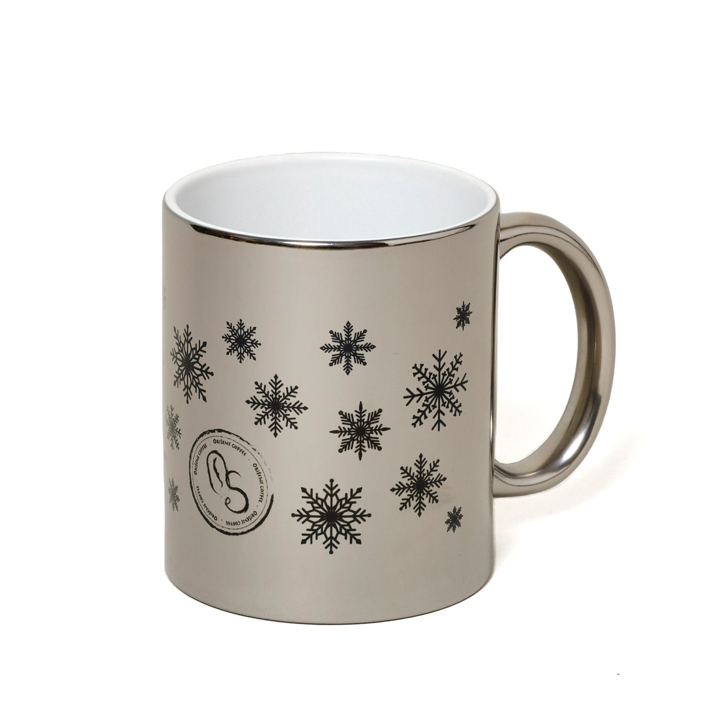 Taza Navideña MUG 350ml Orisens - Glow PLATA