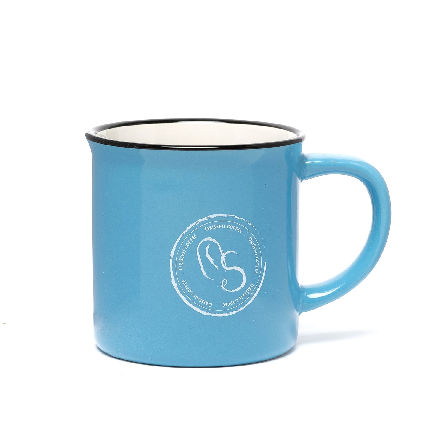 Taza de cerámica 350ml Orisens Retro - Azul