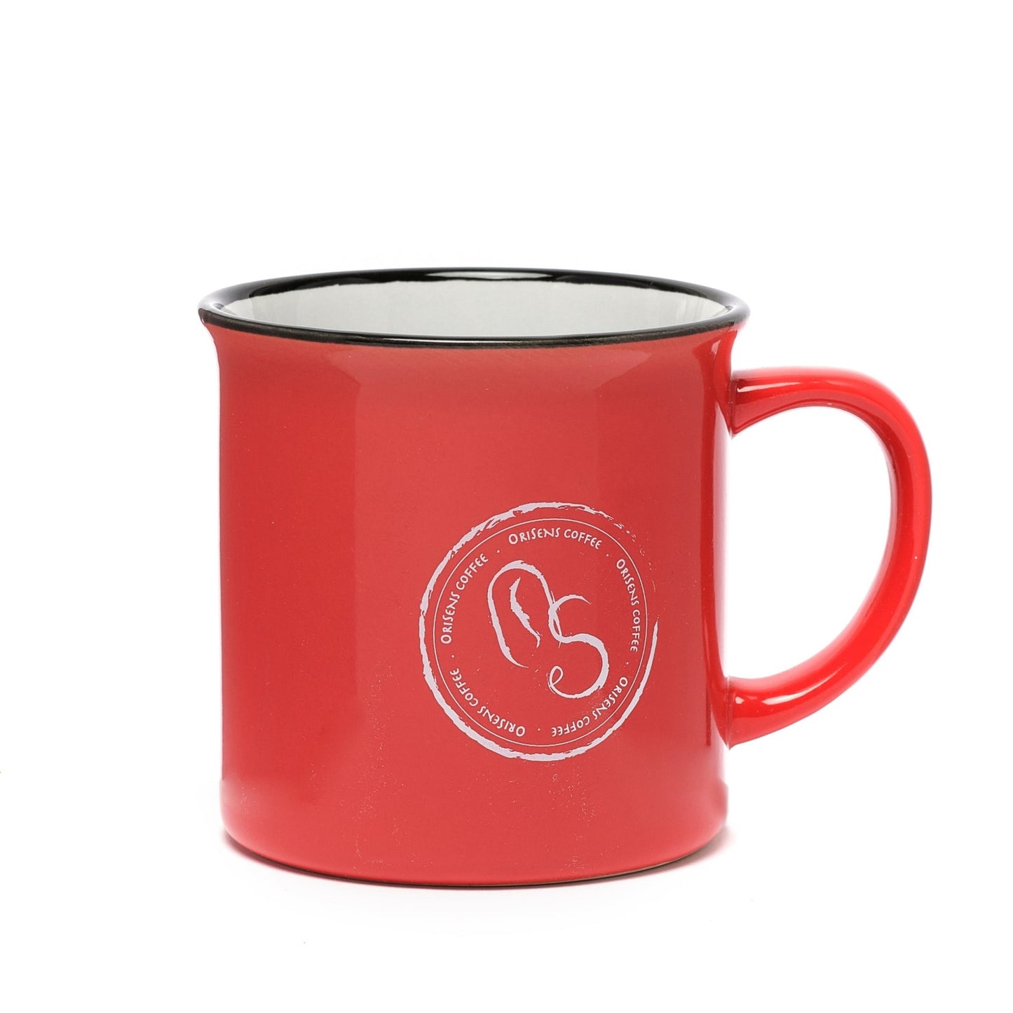 Tassa de ceràmica 350ml Orisens Retro - Vermella