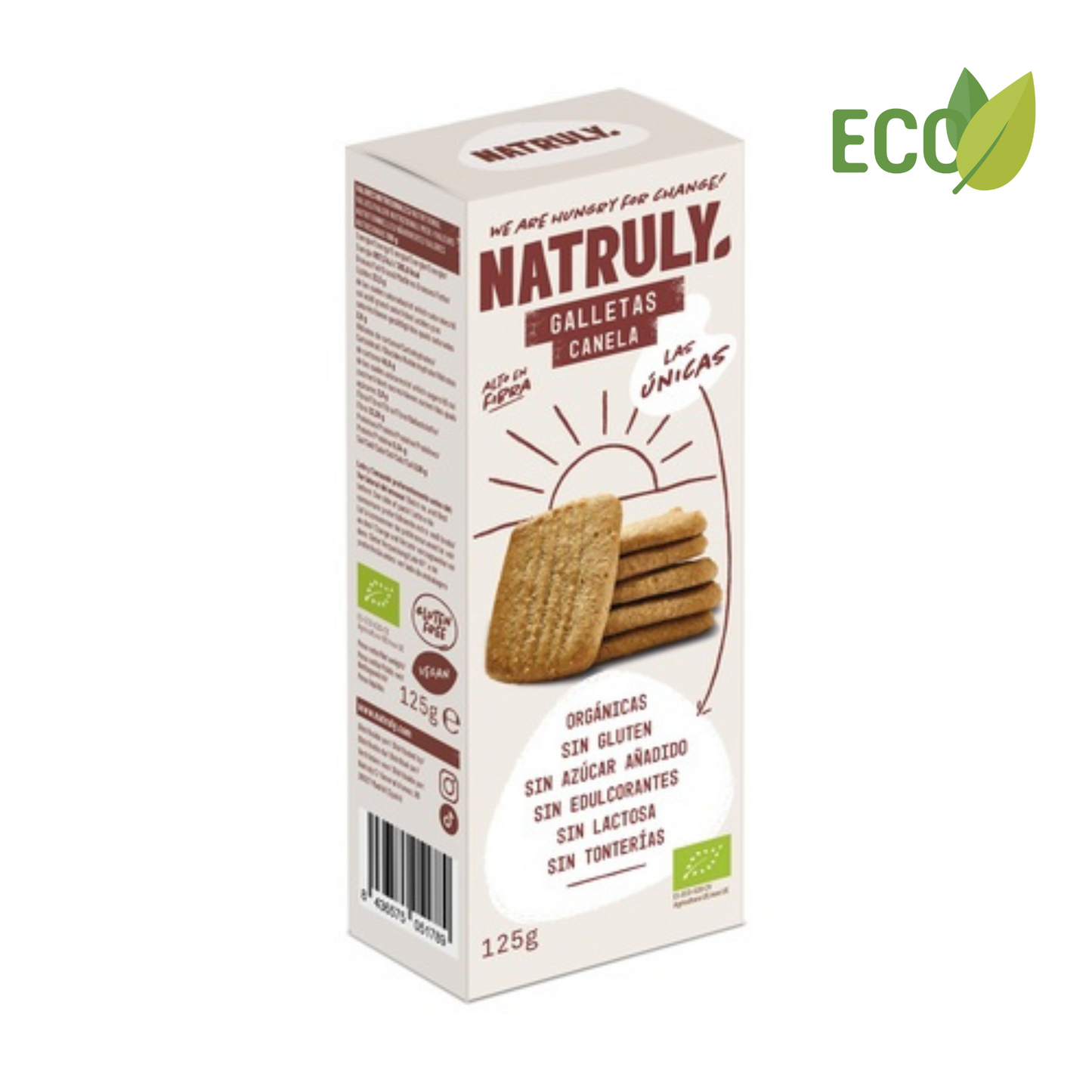 Galletas ecológicas de CANELA - 125g