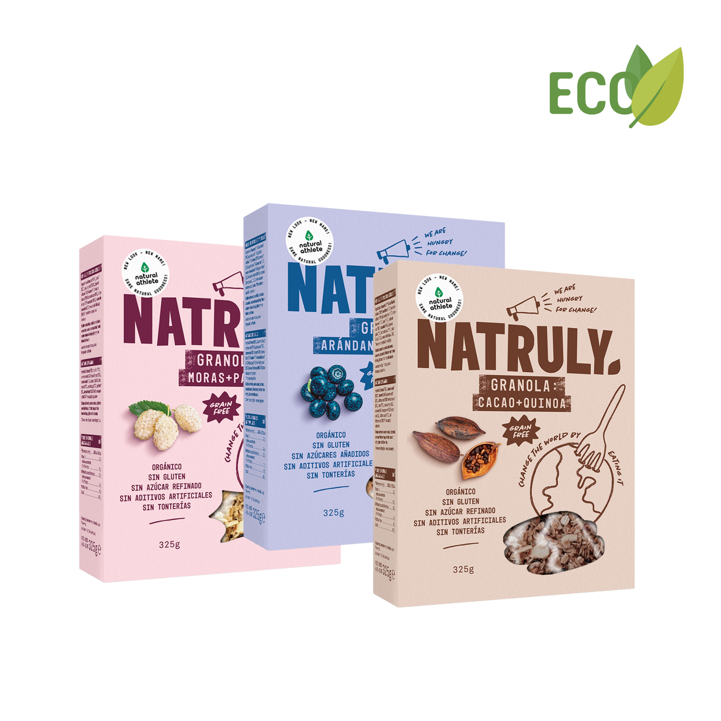 Pack Granola Natruly Bio - 3 x 325g