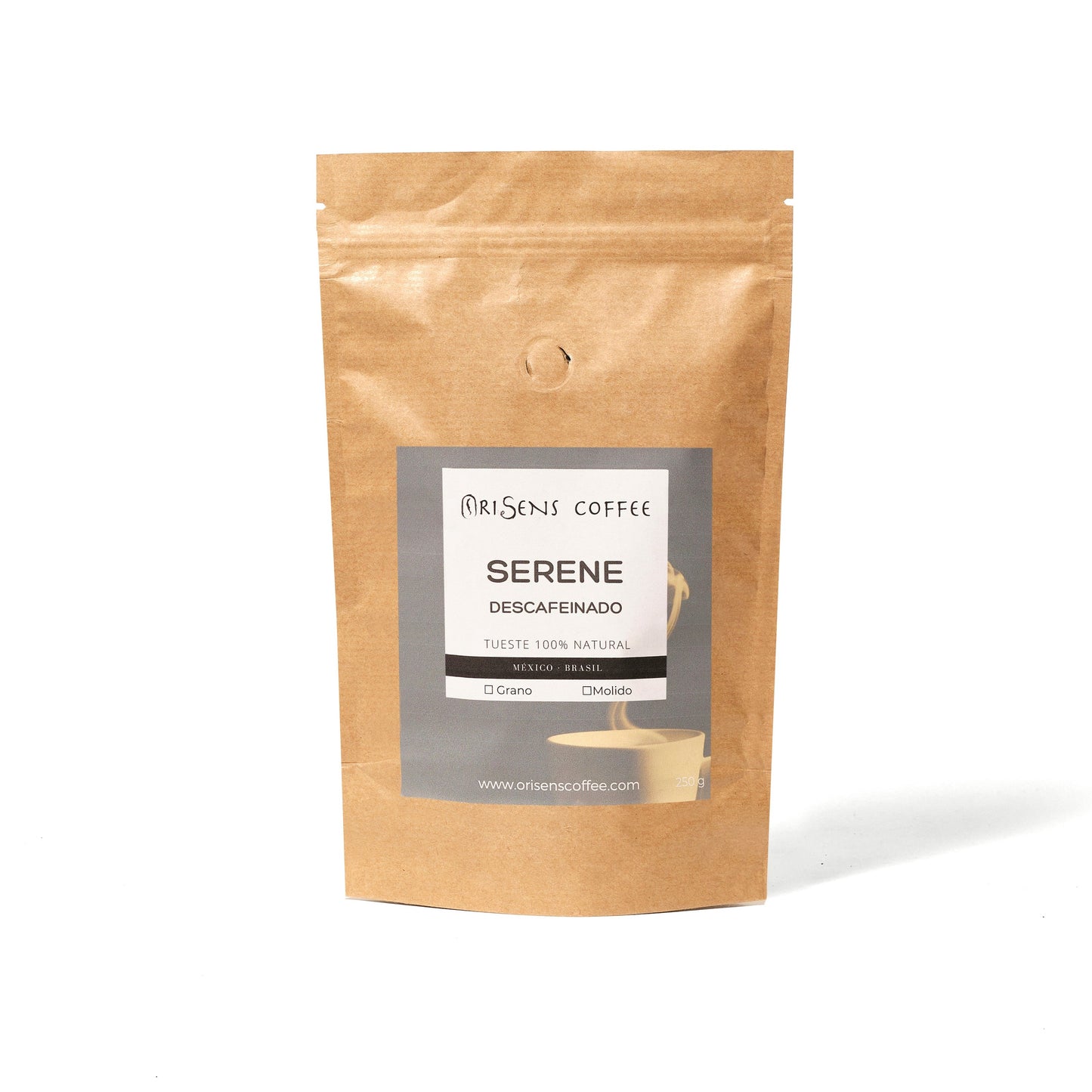 Cafè DESCAFEÏNAT SERENE Orisens Coffee - 250g