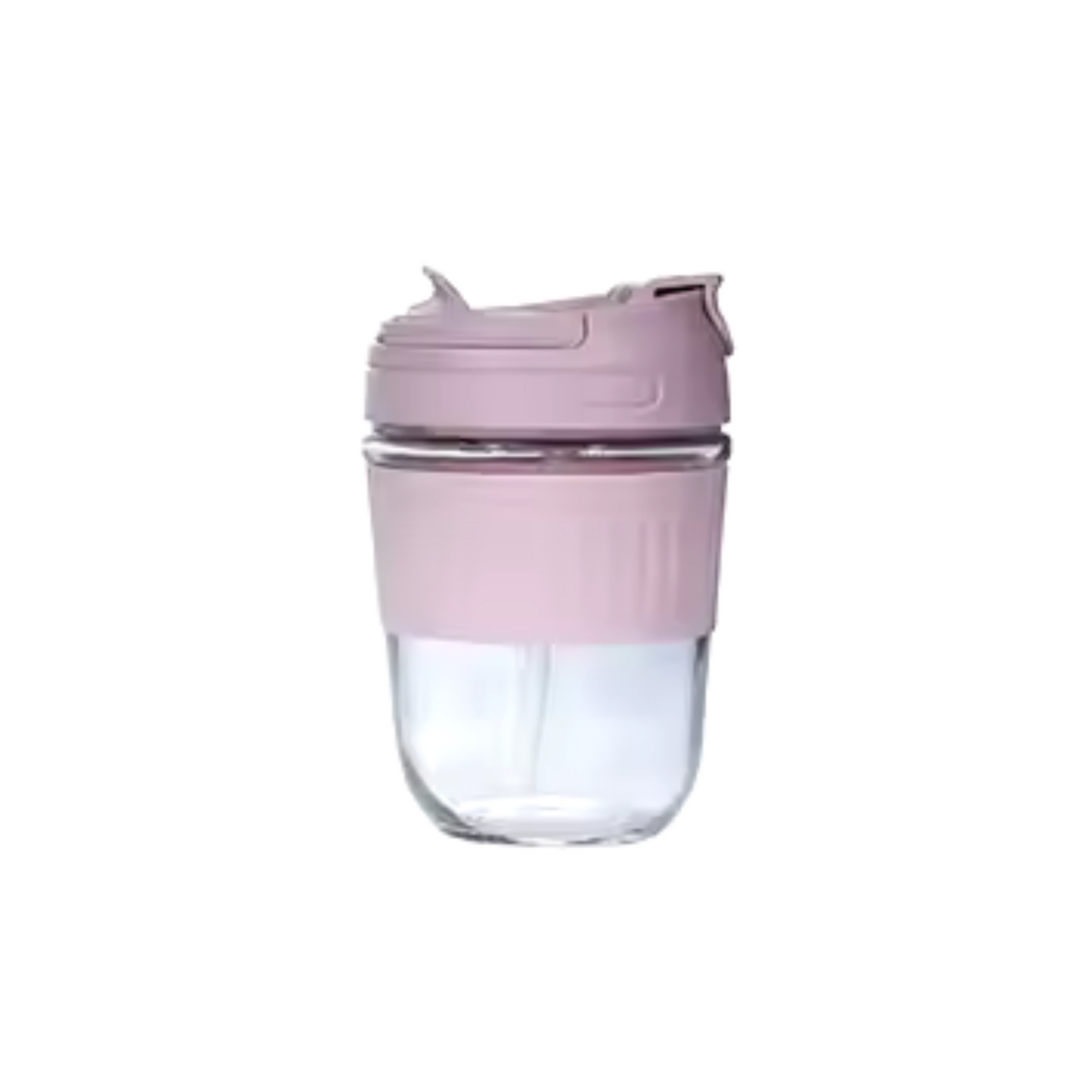 Tassa de vidre Take Away 350ml - Rosa