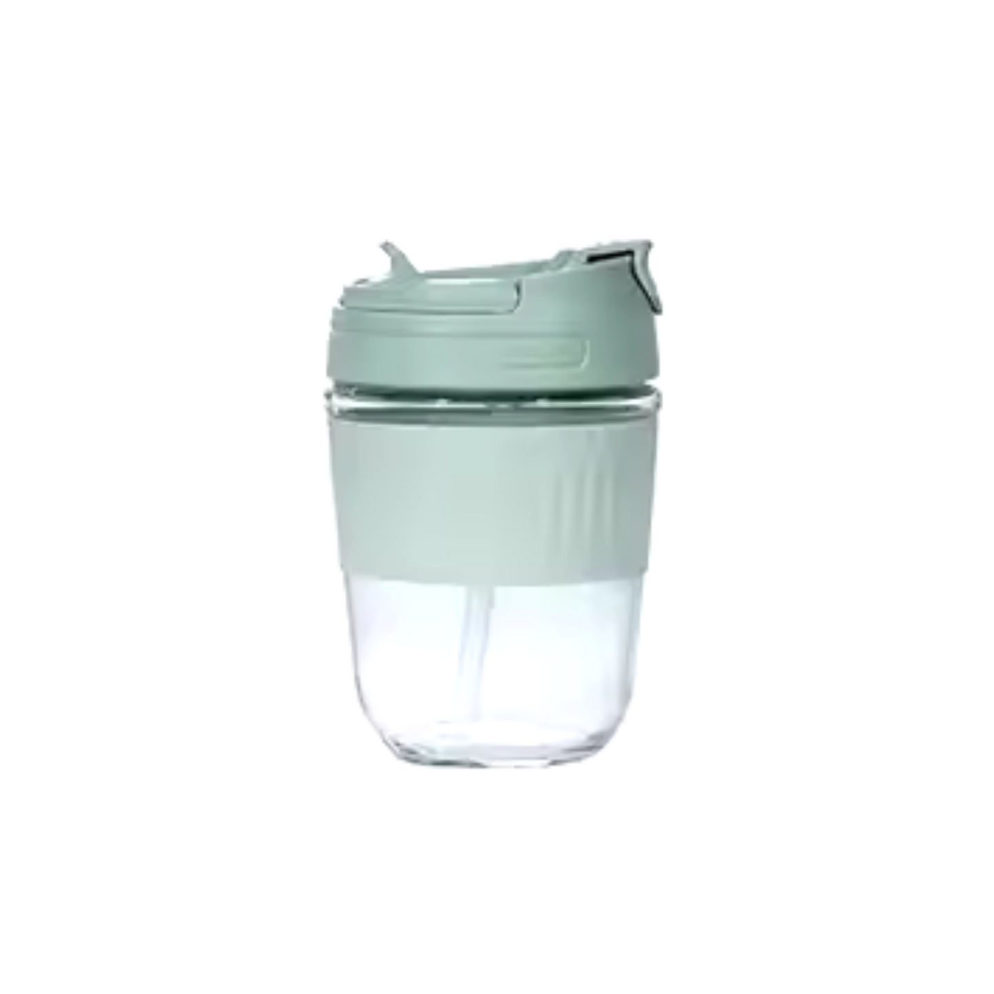 Caneca Vidro Take Away 350ml - Verde