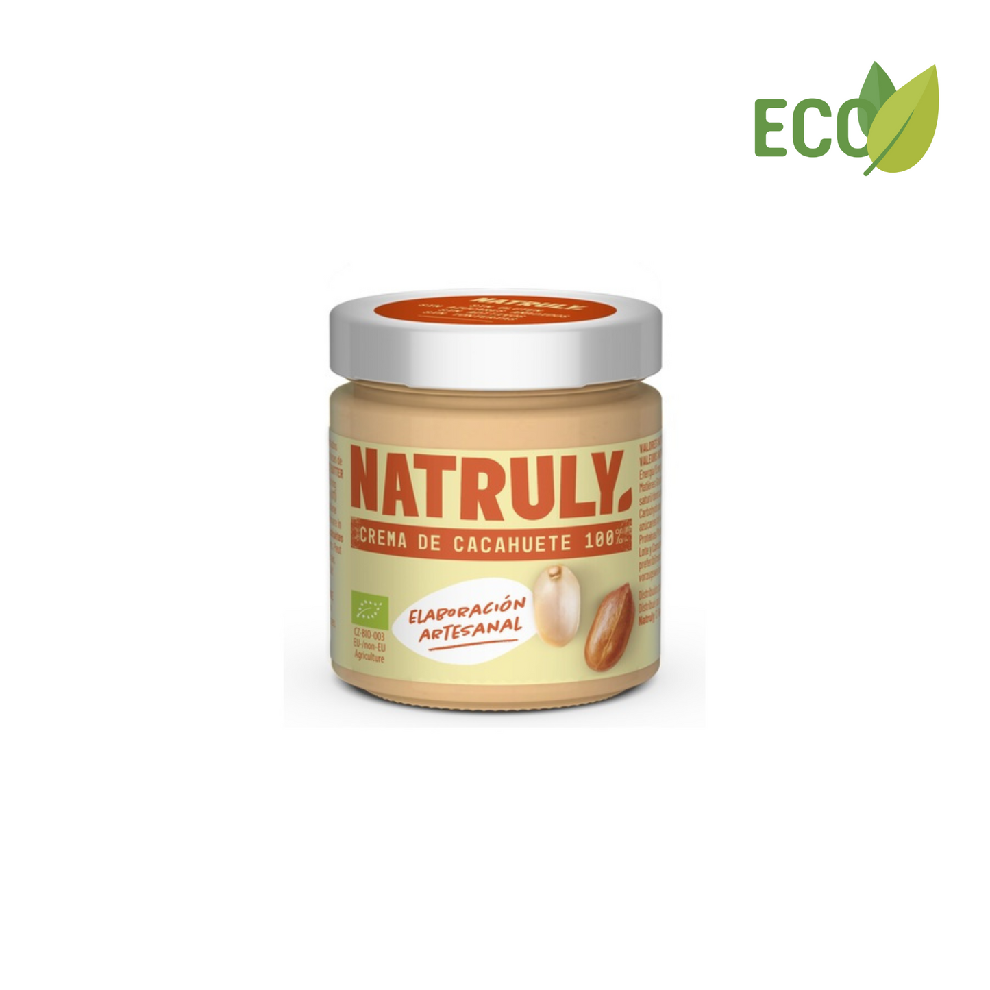 CACAHUETE BIO - Crema ecológica de Cacahuete - 200g